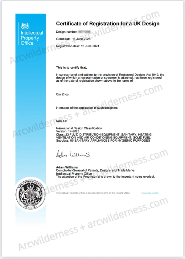 Patent — United Kingdom — United Kingdom