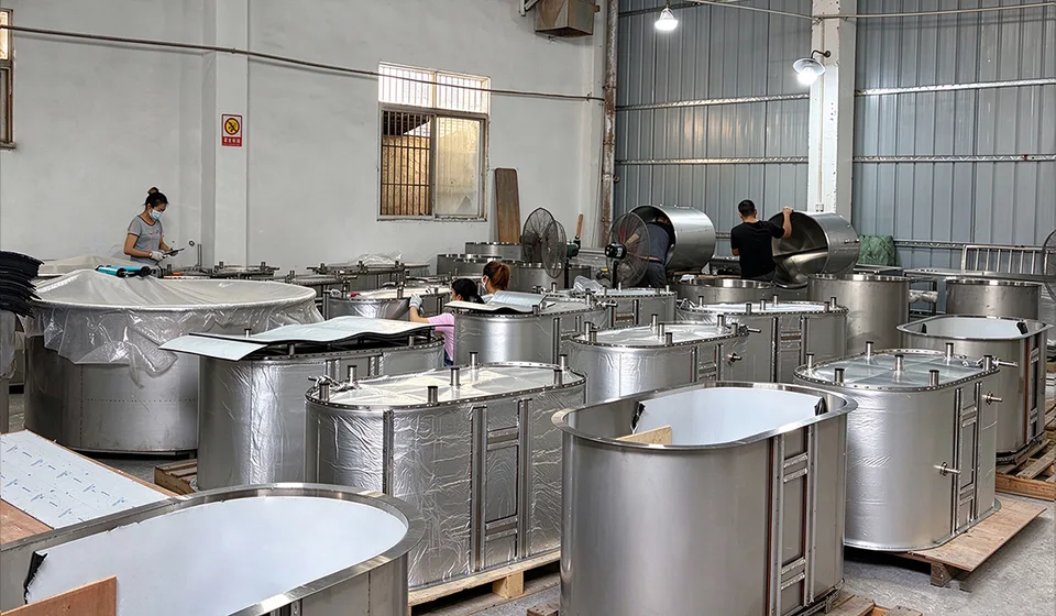 Ice bath tub production line 6