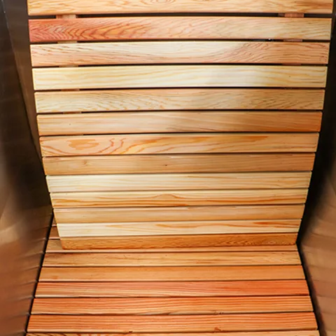 Red cedar cold tub with 304 stainless steel liner 009 — detail 6