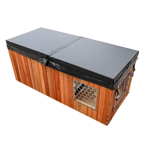 Red cedar cold tub with 304 stainless steel liner 013 — detail 1