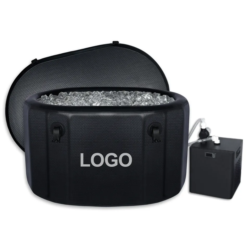 Drop Stitch Oval Cold Plunge Tub Black1 thumbnail 3