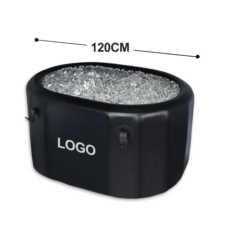 Drop Stitch Oval Cold Plunge Tub Black1 thumbnail 4