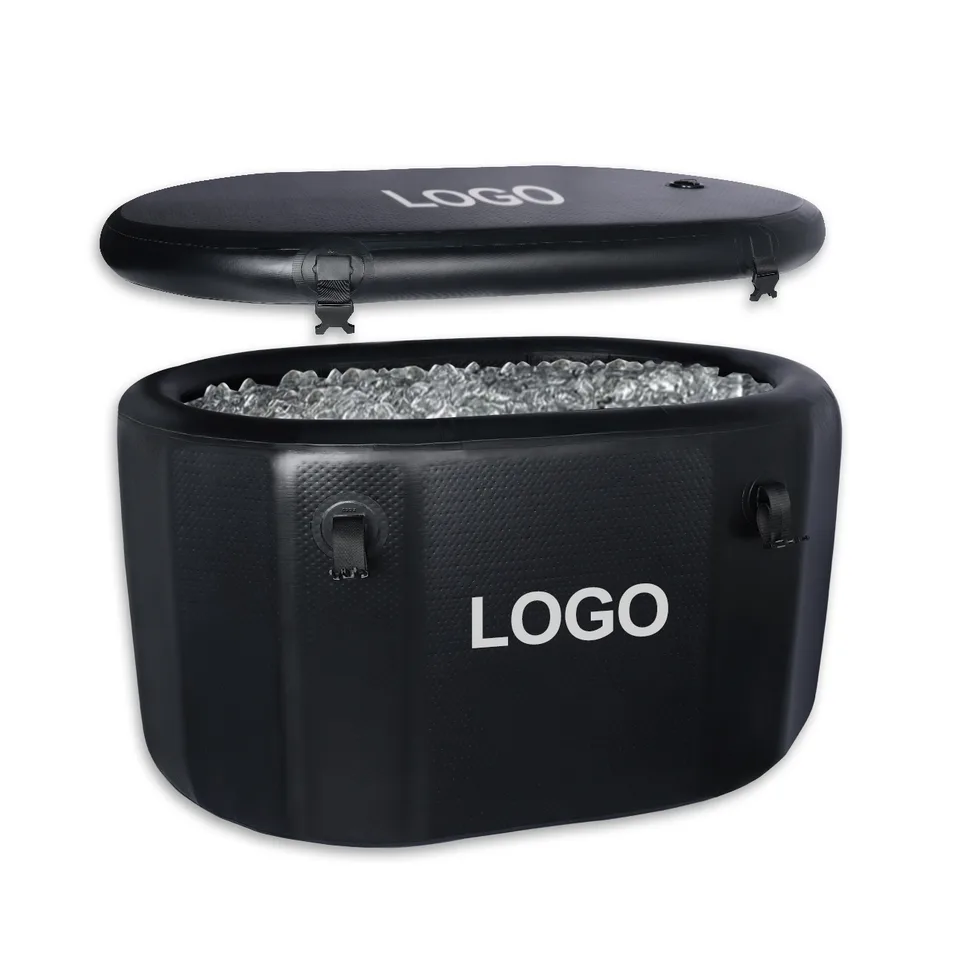 Drop Stitch Oval Cold Plunge Tub Black1 thumbnail 5